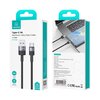Kabel USB - USB-C USAMS US-SJ718 18W 1.2 m Czarny Długość [m] 1.2