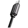 Kabel USB-C - USB-C USAMS z wyświetlaczem LCD Meteor Series SJ744USB02 100W 1.2m Czarny Rodzaj Kabel
