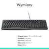 Klawiatura LOGITECH K120 Kolor Czarny