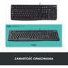 Klawiatura LOGITECH K120 Typ klawiatury Membranowa