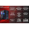 Komputer MAD DOG ENDORFY500ARGB-A13WR32 R7-7800X3D 32GB RAM 1TB SSD GeForce RTX4070 DLSS 3 Wi-Fi Windows 11 Home Procesor AMD Ryzen 7 7800X3D