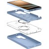 Etui SPIGEN Silicone Fit Mag MagSafe do Samsung Galaxy S25 Ultra Niebieski Materiał Silikon