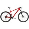 Rower górski MTB KROSS Level 1.0 M20 29 cali męski Czerwono-czarny Przerzutka przednia marka Shimano Altus