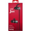 Słuchawki dokanałowe JAZ Swing Magnetic Czarny Transmisja bezprzewodowa Bluetooth