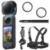 Kamera sportowa INSTA360 X4 BIKE BUNDLE, kamera 360° 8K/30 FPS z mocowaniami rowerowymi i kijem selfie-stick 114 cm