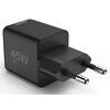 Ładowarka sieciowa HAMA SuperMini GaN PD/QC 45W Czarny Kabel w zestawie Brak
