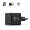Ładowarka sieciowa HAMA SuperMini GaN PD/QC 45W Czarny Napięcie wyjściowe [V] 15