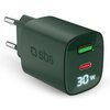 Ładowarka sieciowa SBS GAN 30W Zielony