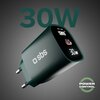 Ładowarka sieciowa SBS GAN 30W Zielony Rodzaj złącza USB-C - 1 szt.
