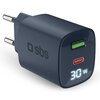 Ładowarka sieciowa SBS GaN 30W Niebieski