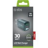 Ładowarka sieciowa SBS GAN 30W Błękitny Rodzaj złącza USB - 1 szt.