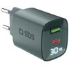 Ładowarka sieciowa SBS GAN 30W Błękitny