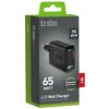Ładowarka sieciowa SBS GAN 65W Czarny Rodzaj złącza USB - 1 szt.