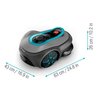 Robot koszący GARDENA Smart Sileno Free 800 19922-32 Sterowanie smartfonem (Wi-Fi) Tak