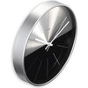 Zegar ścienny HAMA Sicilia 30 cm Srebrno-czarny Materiał wykonania Aluminium