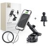 Uchwyt na telefon TECH-PROTECT V9 Magsafe Dashboard & Vent Wireless Charger 15W Czarny