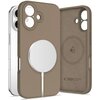 Etui TECH-PROTECT Liquid Silicone Magsafe do Apple iPhone 16 Brązowy