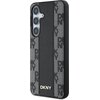 Etui DKNY Leather Checkered Pattern MagSafe do Samsung Galaxy S25 Czarny Model telefonu Galaxy S25