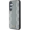 Etui DKNY Leather Checkered Pattern MagSafe do Samsung Galaxy S25 Ciemnoszary Model telefonu Galaxy S25