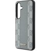 Etui DKNY Leather Checkered Pattern MagSafe do Samsung Galaxy S25 Ciemnoszary Typ Etui magnetyczne