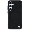 Etui BMW Leather Half Textured MagSafe do Samsung Galaxy S25 Czarny Seria telefonu Galaxy S