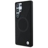 Etui BMW Leather Half Textured MagSafe do Samsung Galaxy S25 Ultra Czarny Seria telefonu Galaxy S