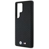 Etui BMW Leather Carbon MagSafe do Samsung Galaxy S25 Ultra Czarny Typ Etui magnetyczne