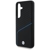Etui BMW Leather Textured And Smooth MagSafe do Samsung Galaxy S25 Czarny Typ Etui magnetyczne