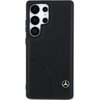 Etui MERCEDES Leather Curved Stitches do Samsung Galaxy S25 Ultra Czarny Model telefonu Galaxy S25 Ultra