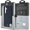 Etui MERCEDES Leather Debossed Lines MagSafe do Samsung Galaxy S25 Niebieski Marka telefonu Samsung