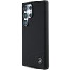 Etui MERCEDES Leather Horizontal Debossed Curves MagSafe do Samsung Galaxy S25 Ultra Czarny Seria telefonu Galaxy S
