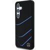 Etui MERCEDES Silicone Contrasted Curves MagSafe do Samsung Galaxy S25 Czarny Seria telefonu Galaxy S