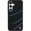 Etui MERCEDES Silicone Contrasted Curves MagSafe do Samsung Galaxy S25 Czarny Model telefonu Galaxy S25