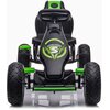 Gokart na pedały ENERO 18 Czarno-zielony Regulowana kierownica Nie