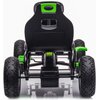 Gokart na pedały ENERO 18 Czarno-zielony Regulowane siedzisko Nie