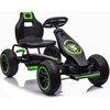 Gokart na pedały ENERO 18 Czarno-zielony Materiał wykonania Plastik