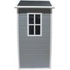 Domek narzędziowy SASKA GARDEN 1061658 Szary 133.5 x 103 x 202 cm Materiał PVC
