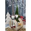 Skrzat SASKA GARDEN 1017792 Gnom Biało-zielony 30+15 cm Gwarancja 24 miesiące