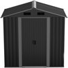 Domek narzędziowy SASKA GARDEN 1061689 Szary 125 x 195 x 207 cm Podłoga Nie