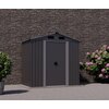 Domek narzędziowy SASKA GARDEN 1061689 Szary 125 x 195 x 207 cm Materiał Stal