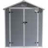 Domek narzędziowy SASKA GARDEN 1061665 Szary 181 x 135 x 210 cm Materiał Stal malowana proszkowo