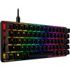 Klawiatura HYPERX Alloy Origins 60 Aqua Układ klawiszy US