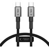 Kabel USB-C - USB-C TECH-PROTECT UltraBoost DNA PD60W 0.25 m Szary