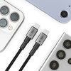 Kabel USB-C - USB-C TECH-PROTECT UltraBoost DNA 100W 1 m Szary Gwarancja 12 miesięcy