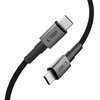 Kabel USB-C - USB-C TECH-PROTECT UltraBoost DNA 100W 2 m Szary Obsługiwane zasilanie [W] do 100
