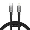 Kabel USB-C - Lightning TECH-PROTECT UltraBoost DNA PD27W/3A 1 m Szary