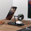 Ładowarka indukcyjna TECH-PROTECT QI15W A45 3w1 MagSafe Czarny Dedykowany model Apple Watch