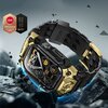 Pasek SUPCASE UB Ore do Apple Watch 10 (46 mm) Czarno-złoty Materiał TPU