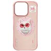 Etui NIMMY Glasses Cool Cat MagSafe do Apple iPhone 16 Pro Max Różowy Seria telefonu iPhone