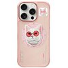 Etui NIMMY Glasses Cool Cat MagSafe do Apple iPhone 16 Pro Max Różowy